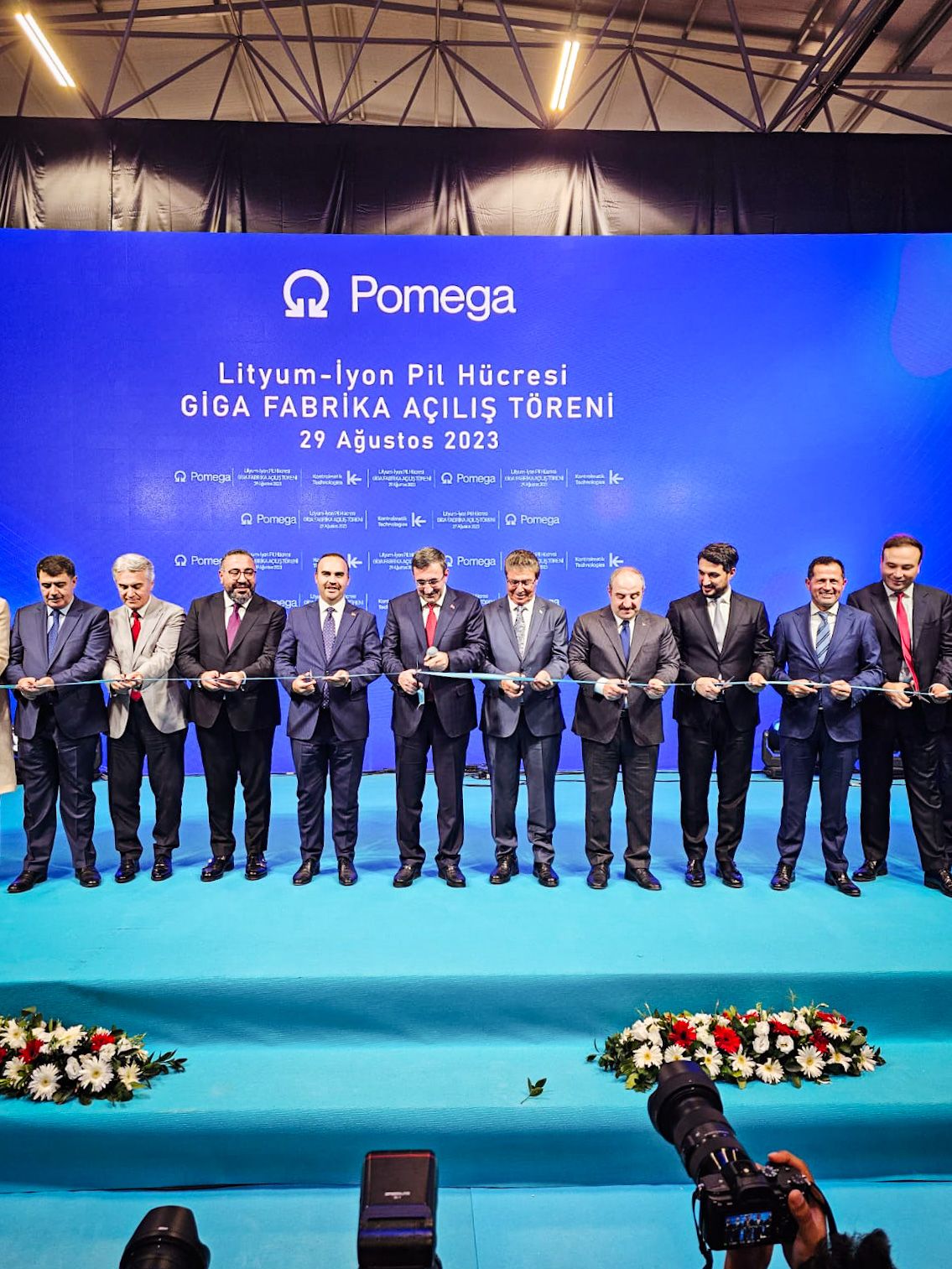Başbakan Üstel Türkiye’de Lityum-İyon Pil Hücresi Giga Fabrikası’nın açılış törenine katıldı