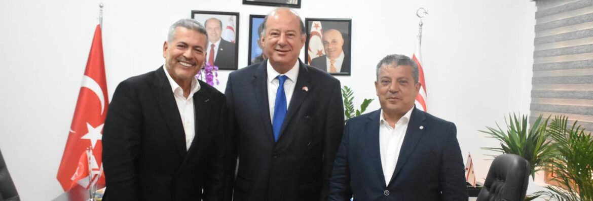 Dinçyürek, KSTU Mütevelli Heyeti Başkan Vekili Eski Bakan Dürüst ve Milletvekili Dr.Uysal’ı kabul etti
