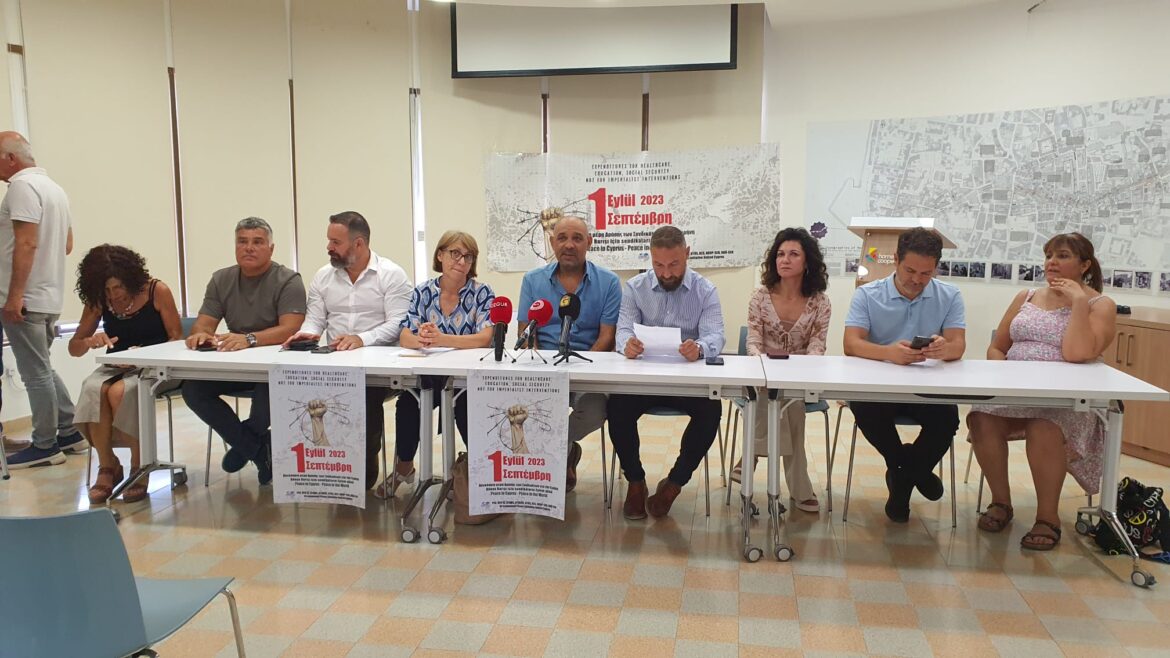 WFTU’ya üye bazı Kıbrıslı Türk ve Rum Sendikalar 1 Eylül Barış Günü’nde ara bölgedeki ortak etkinlikte bir araya gelecek