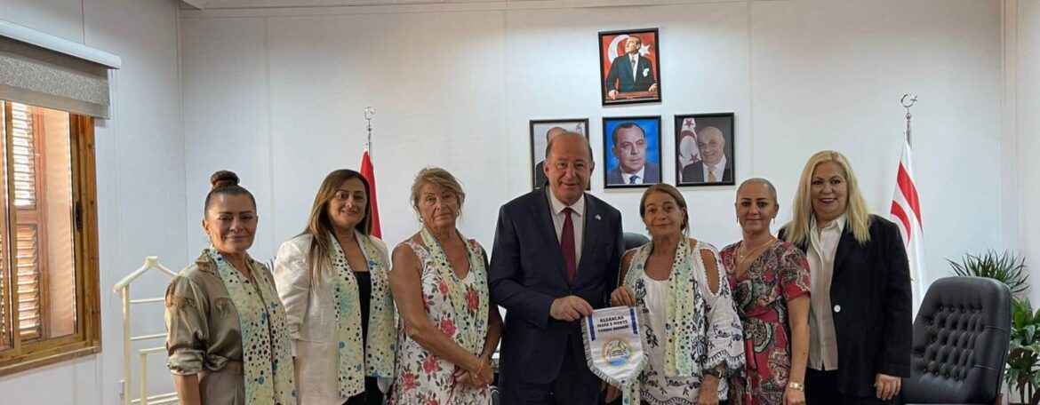 Bakan Dinçyürek, Alsancak Mare- E Monte Yardım Derneği’ni kabul etti