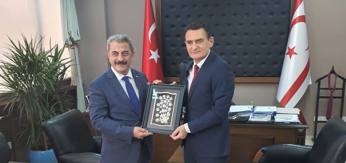 İçişleri Bakanı Oğuz, TÜRKSOY Genel Sekreter Yardımcısı Yusuf’u kabul etti