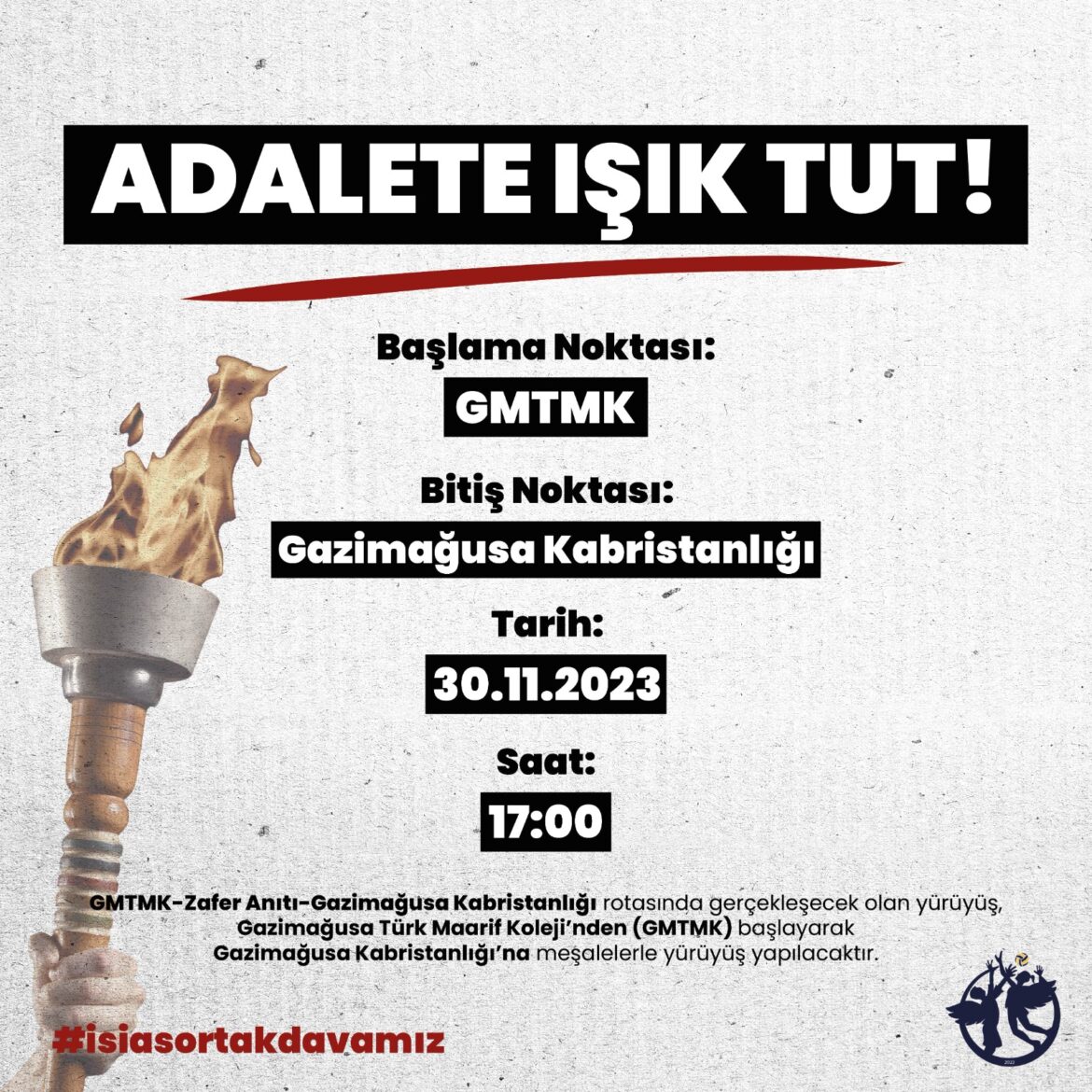 Şampiyon Melekler için “Adalete Işık Tut” yürüyüşü düzenlenecek – BRTK