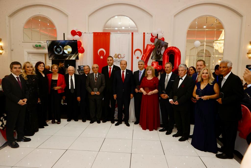 Cumhurbaşkanı Tatar, Londra’da KKTC’nin 40. Yıl Balosu’na katıldı