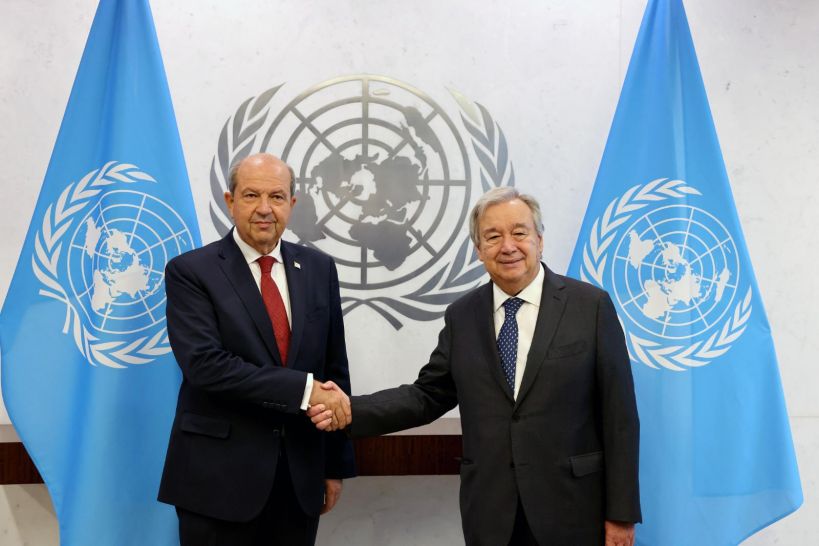 Cumhurbaşkanı Tatar bugün BM Genel Sekreteri Guterres ile telefon görüşmesi yapacak