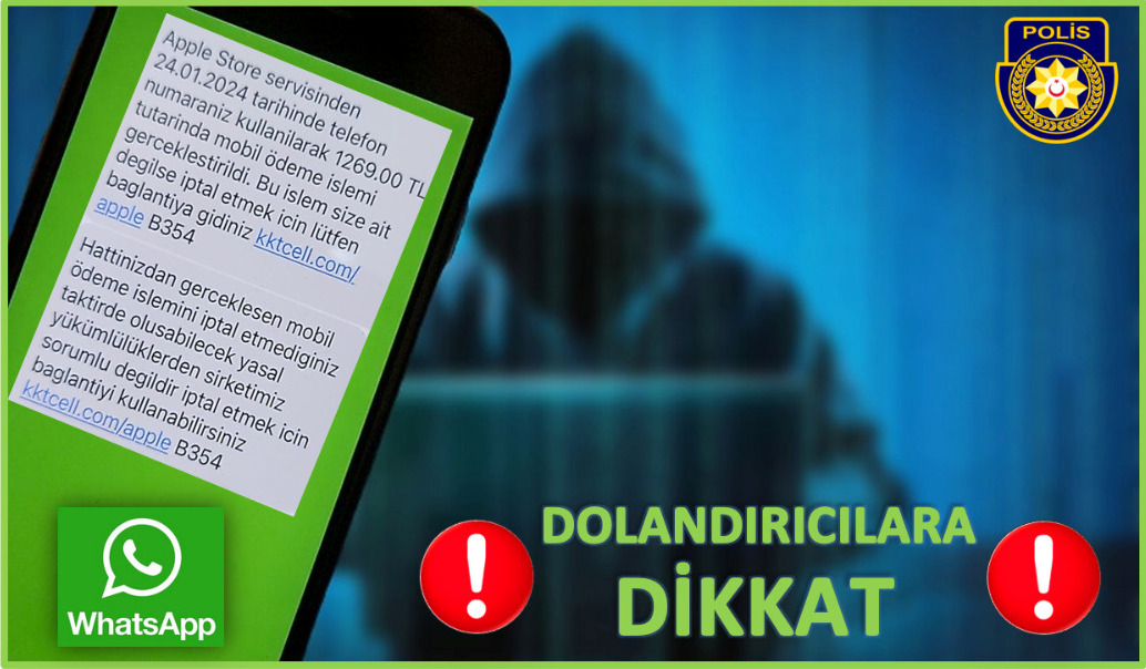 Polis halkı Whatsapp üzerinden yapılan dolandırıcılık yöntemlerine karşı uyardı