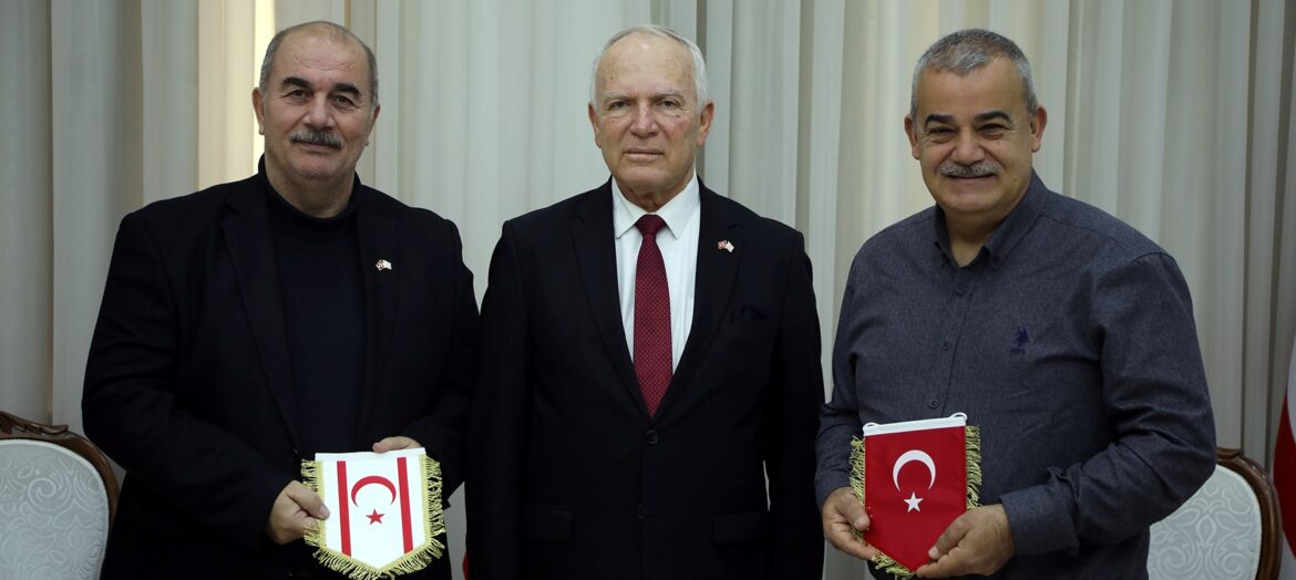 Töre, Basketbol Federasyonu Başkanı ile Asbaşkanını kabul etti