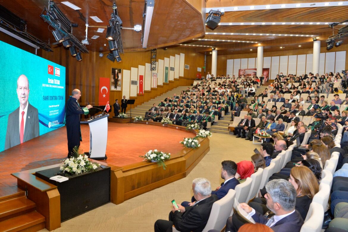 Tatar, Çukurova Üniversitesi’nde vurguladı: “KKTC’nin tanınmaması için hiçbir neden yok”