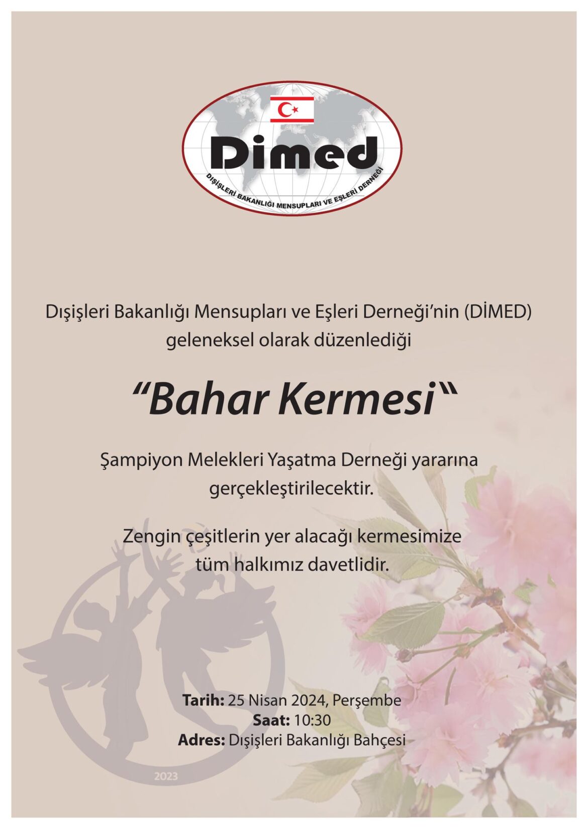 DİMED’in “Bahar Kermesi” 25 Nisan’da…