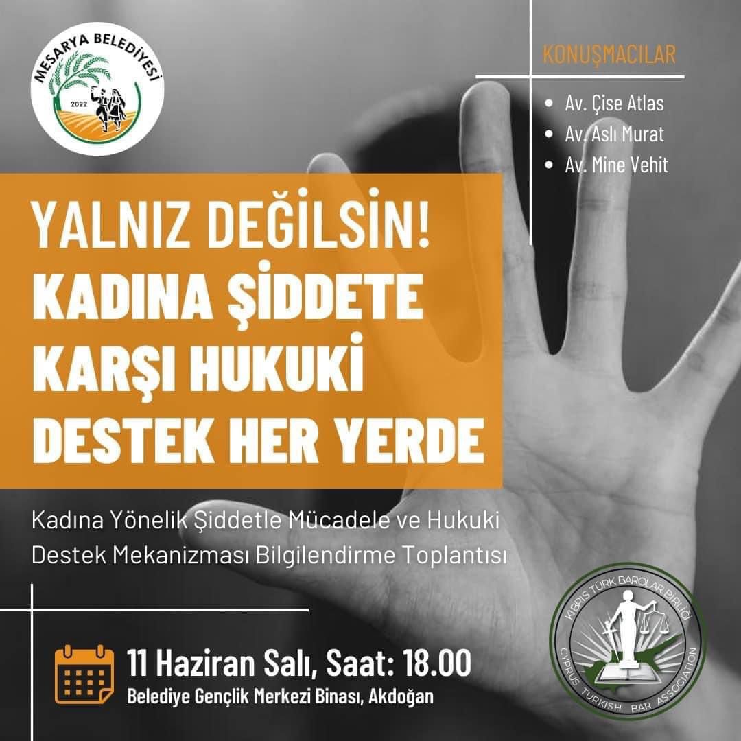 “Kadına Yönelik Şiddetle Mücadele ve Hukuki Destek Mekanizması” toplantıları yarın Akdoğan’la devam edecek