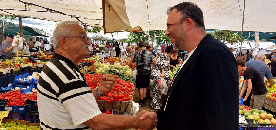 Çeler İskele Açık Pazarı’nı ziyaret etti