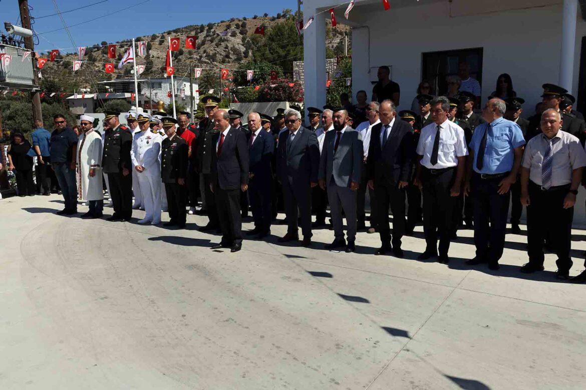 Çınarlı Şehitleri törenle anıldı… Cumhurbaşkanı Tatar: “KKTC gerçeği inkar edilemez bir realite”