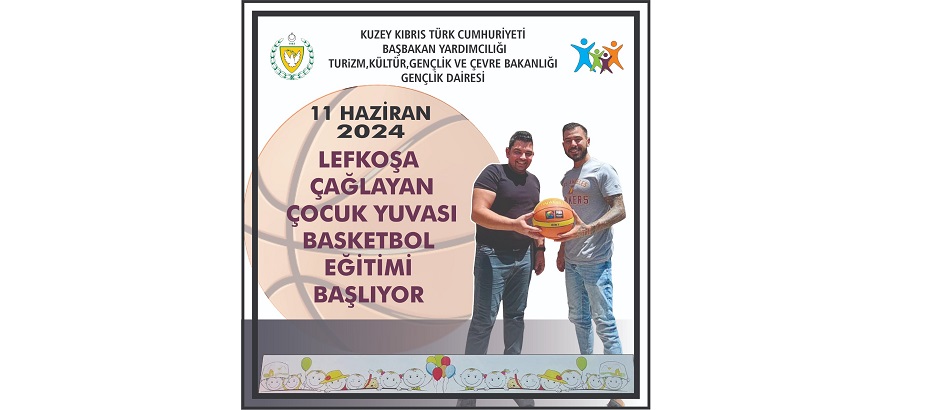 Çağlayan Çocuk Yuvasında basketbol eğitimi