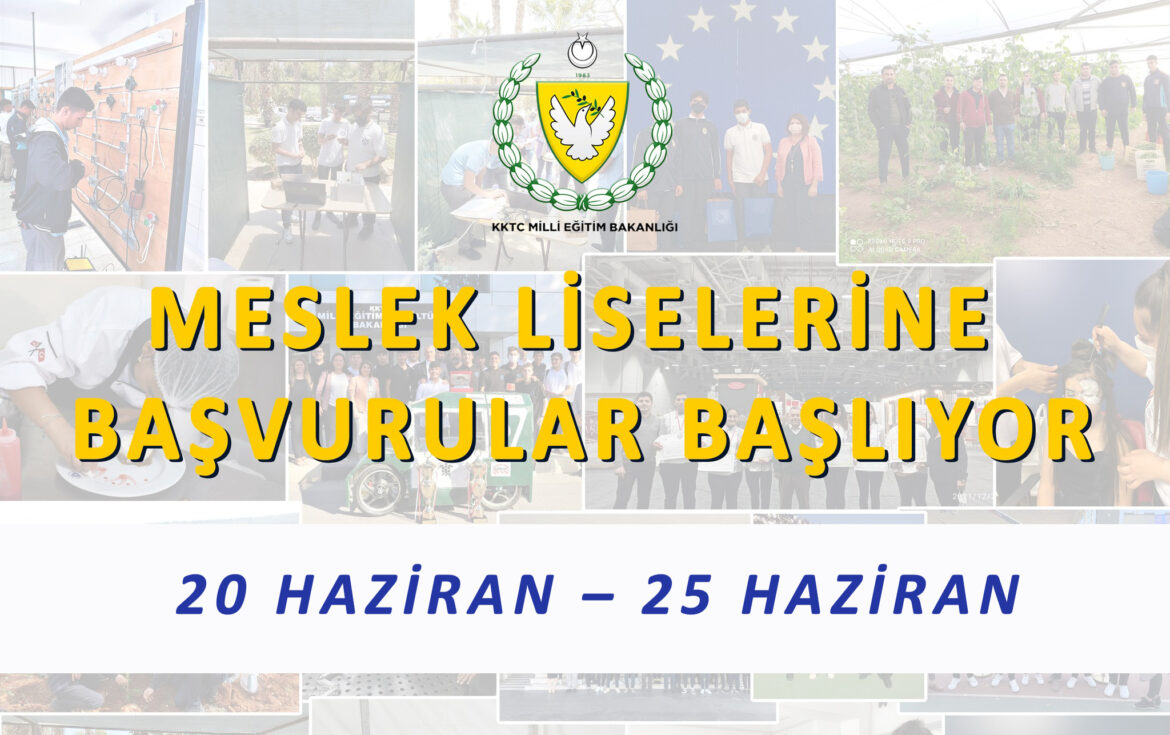 Meslek liselerine başvurular 20-25 Haziran tarihleri arasında yapılacak