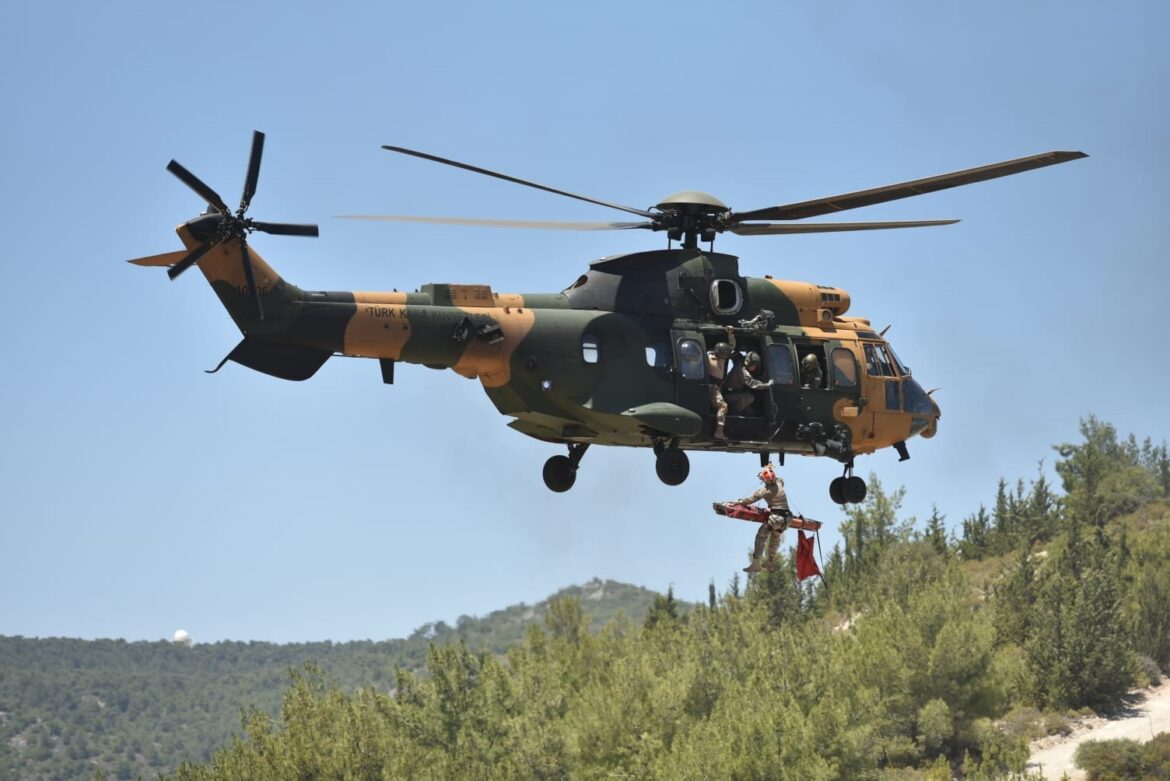 Şehit Teğmen Caner Gönyeli-2024 Arama Kurtarma Davet Tatbikatı’nın kara safhası Girne 101 Evler bölgesinde icra edildi