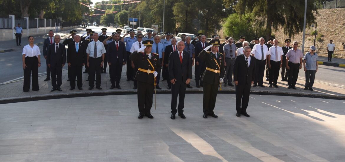 20 Temmuz Barış Harekatı 50’nci Yıl dönümü… Şehitler Anıtına çelenk sunuldu