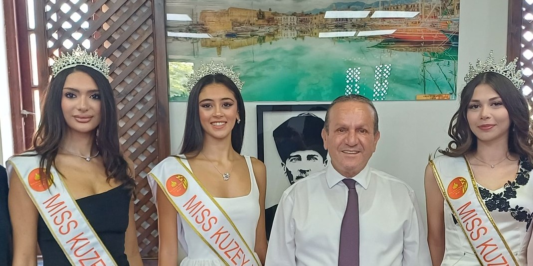 Ataoğlu, Miss Kuzey Kıbrıs 2024 güzellerini kabul etti