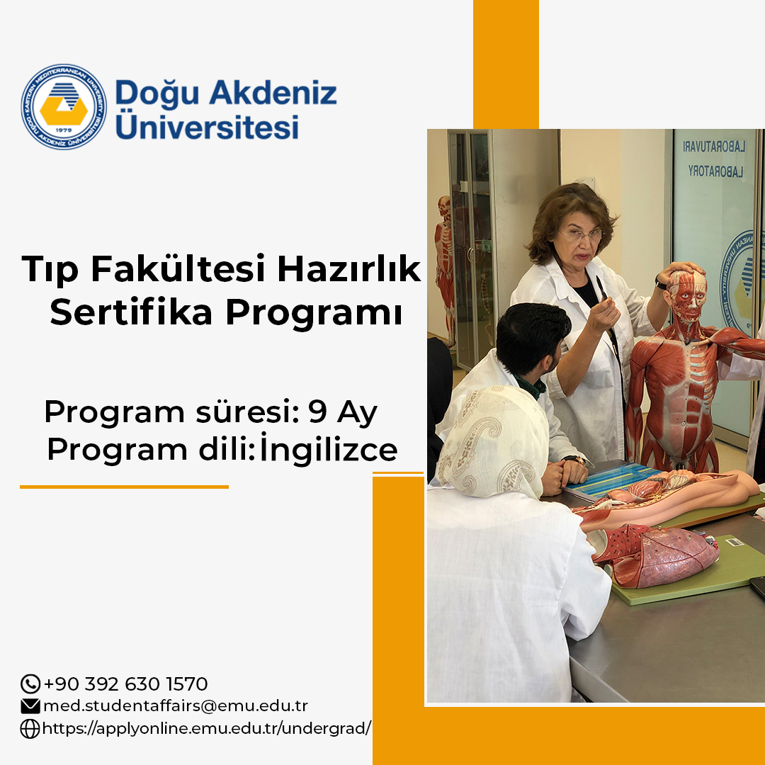 DAÜ’de Tıp Fakültesi Hazırlık Sertifika Programı düzenleniyor