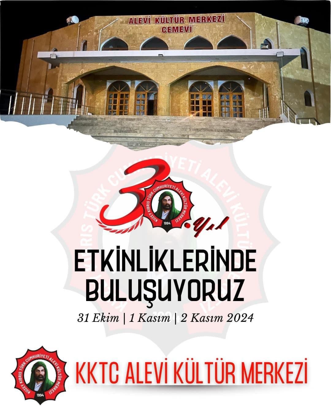 KKTC Alevi Kültür Merkezi 30 yaşında…Merkez’in 30. yaşı etkinliklerle kutlanacak