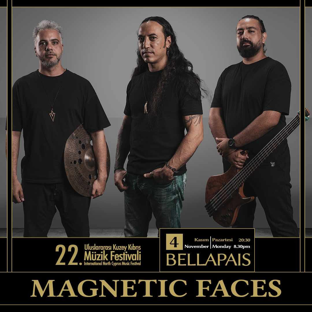 Uluslararası Kuzey Kıbrıs Müzik Festivali, yarın akşam “Magnetic Faces Trio” konseriyle devam ediyor