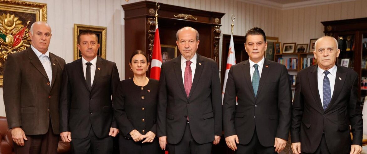 BRTK Müdürü Özkurt ve Yönetim Kurulu Başkanı Tokel, Cumhurbaşkanı Tatar’ı ziyaret etti