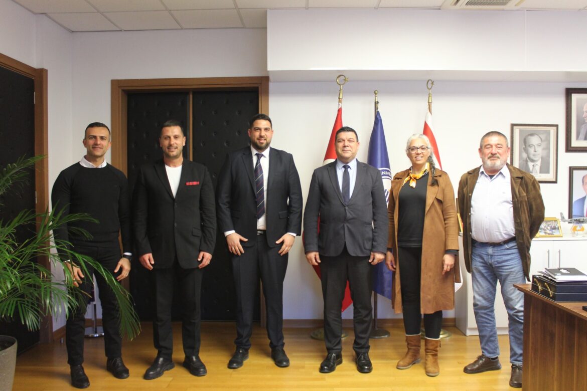 KTMMOB İnşaat Mühendisleri Odası’ndan DAÜ Rektörü Kılıç’a ziyaret…