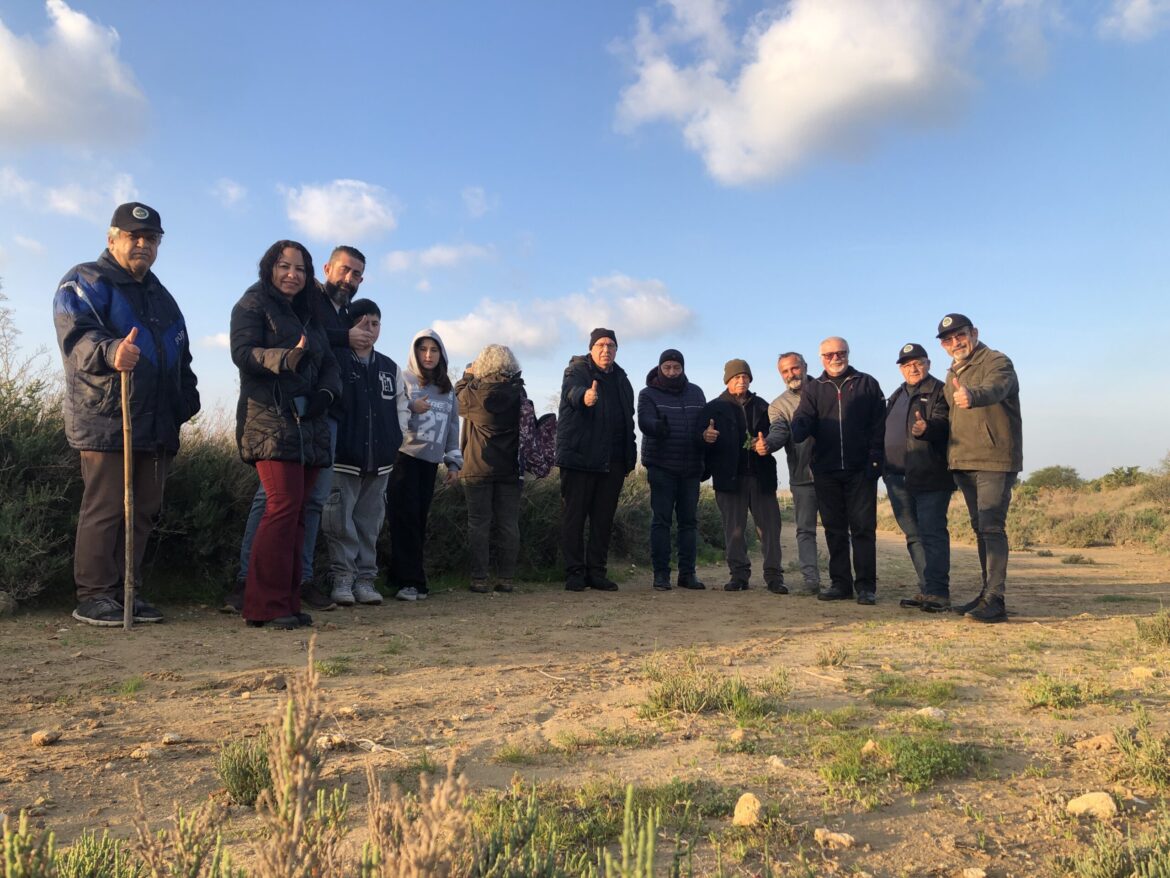 Doğaseverler tarafından Salamis Ormanında “Büyük Bahçe Kuş Gözlemi” etkinliği gerçekleştirildi