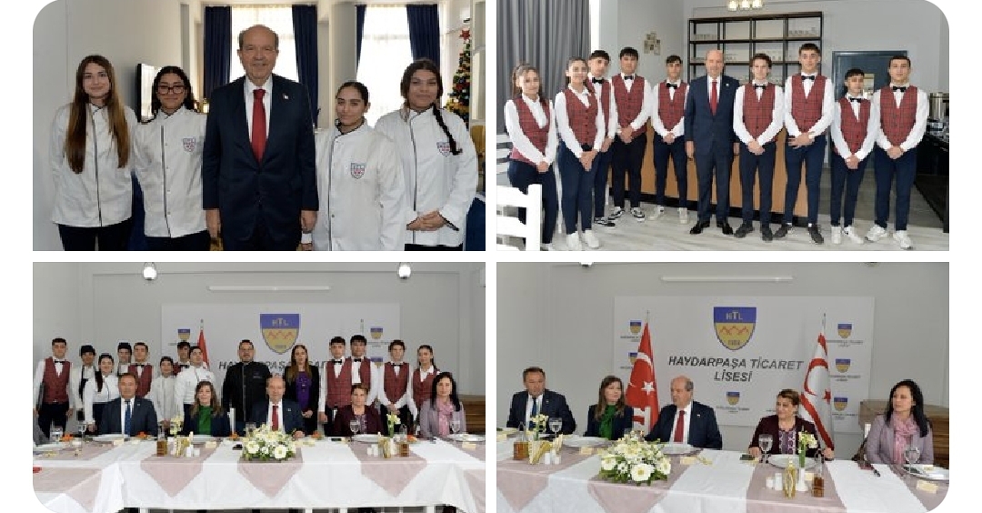 Cumhurbaşkanı  Tatar  Haydarpaşa Ticaret Lisesi’ni ziyaret etti