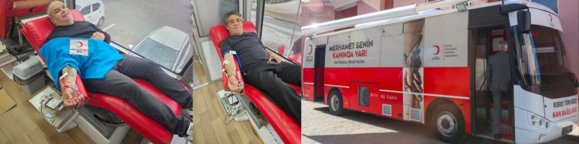 Kuzey Kıbrıs Türk Kızılayı Gazimağusa’da kan bağışı kampanyası düzenledi 