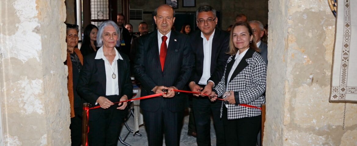 “Lefkara Nakışının Dansı” sergisinde konuşan Tatar: “Yapılan çalışmalar kültürel mirasa katkı yapıyor”