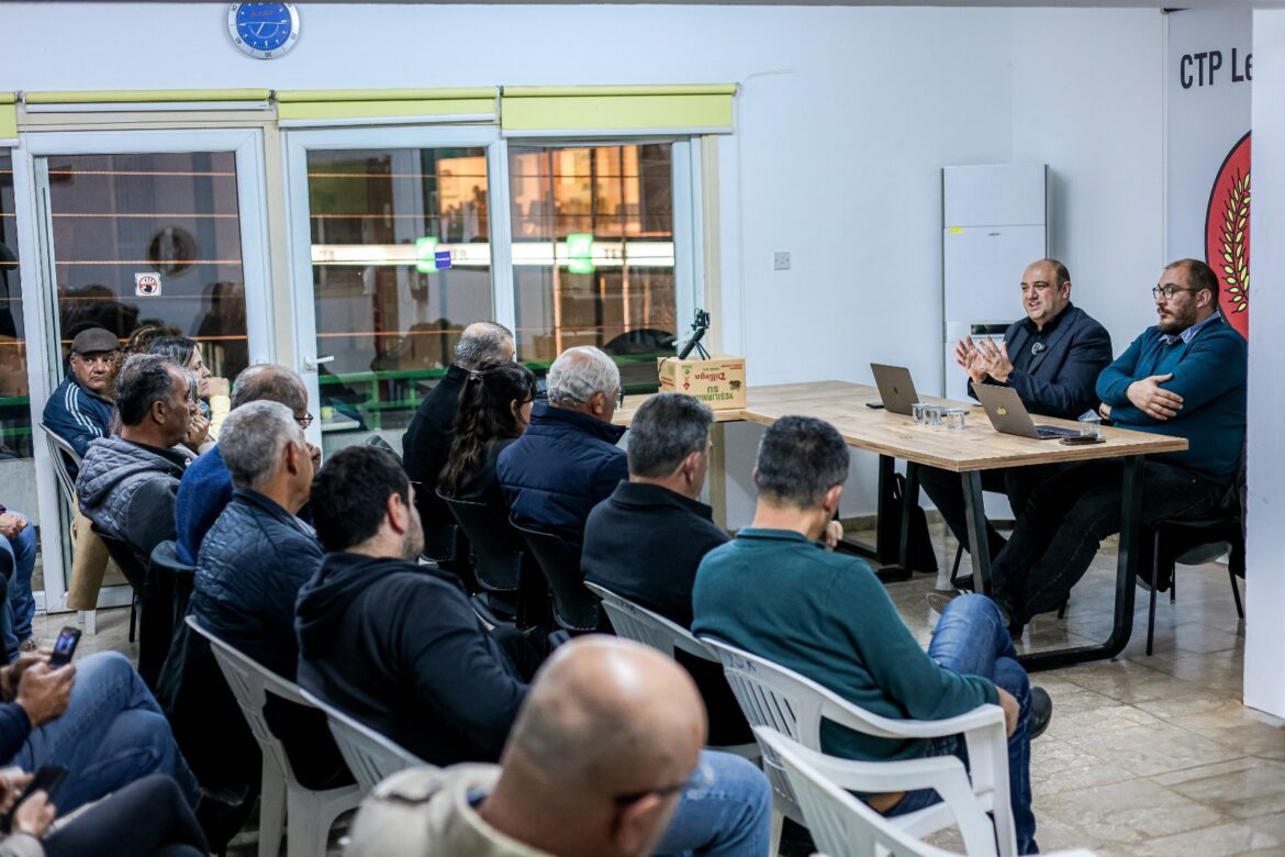 CTP Lefkoşa İlçesi’nde yüksek enflasyonun çalışma hayatına etkileri tartışıldı