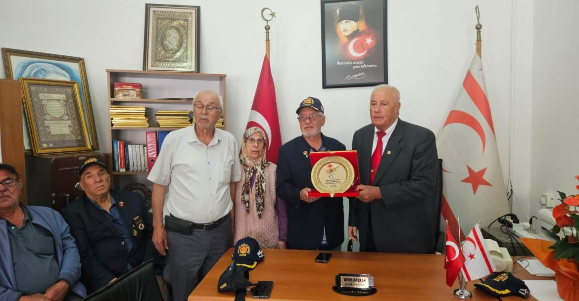 TC Muharip Gaziler Derneği Balıkesir Şubesi KTBK Gaziler Derneği Gazimağusa Şubesi’ndeydi