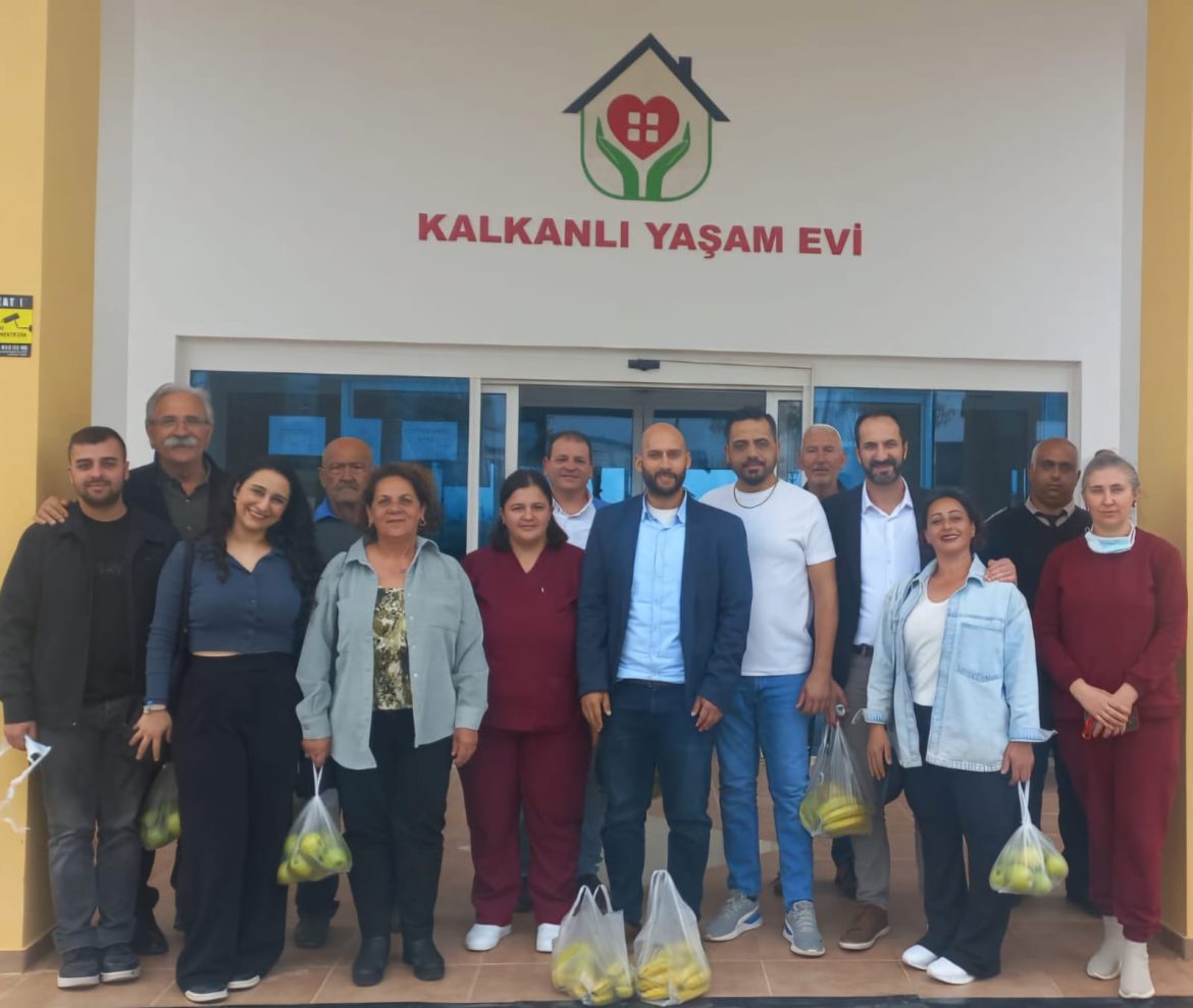 CTP Güzelyurt İlçesi’nden Kalkanlı Yaşam Evi’ne ziyaret