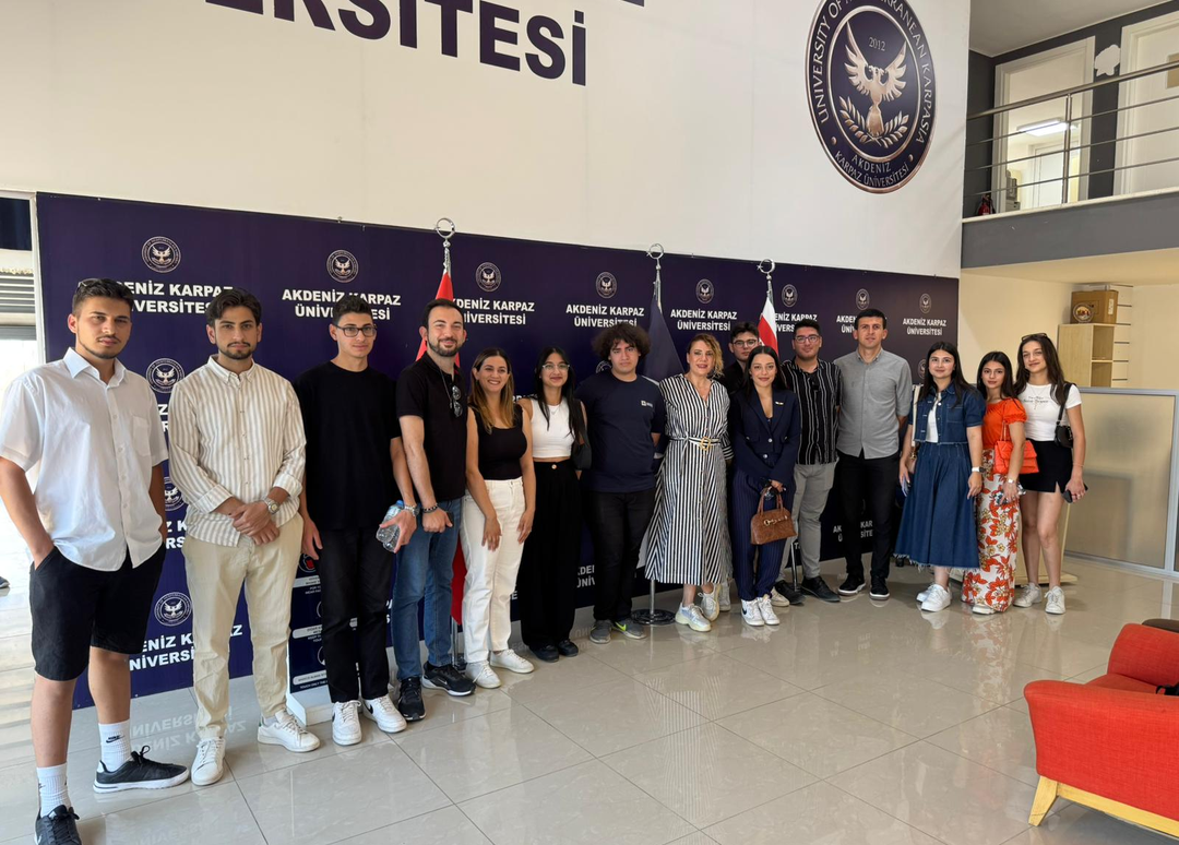 AKÜ Sivil Havacılık Bölümü öğrencileri Lefkoşa Ercan Havalimanı’nı ziyaret etti