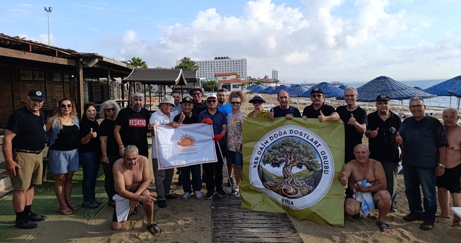 Her Daim Doğa Dostları paydaş örgütlerle Salamis’te temizlik yaptı