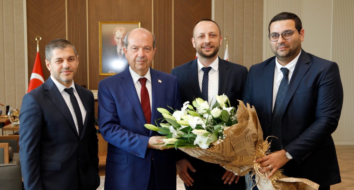 Cumhurbaşkanı Tatar, Borusan Oto Kıbrıs Genel Müdürü Mehmed ve beraberindeki heyeti kabul etti