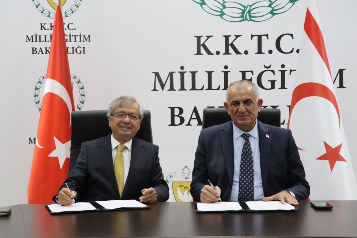 Milli Eğitim Bakanlığı ve Girne Üniversitesi arasında protokol imzalandı