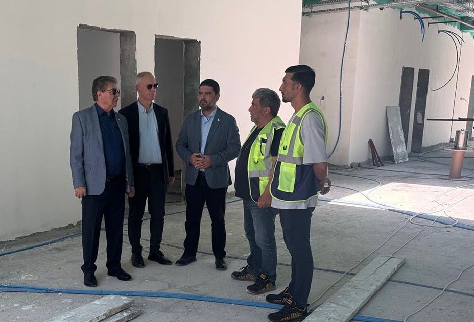 Başbakan Üstel Güzelyurt Devlet Hastanesi inşaatını inceledi