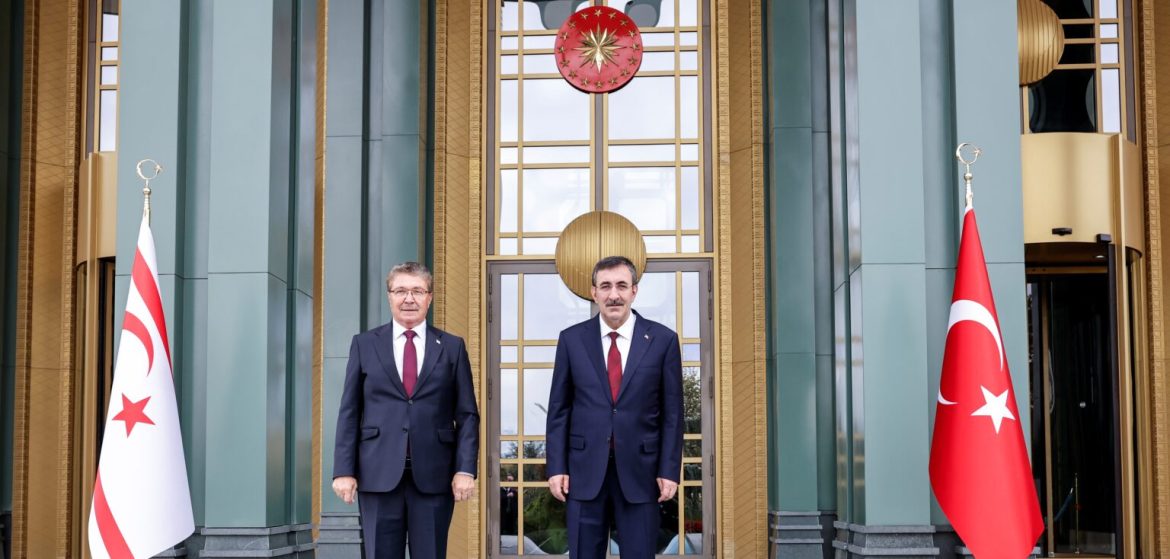 TC Cumhurbaşkanı Yardımcısı Yılmaz, Başbakan Üstel ile görüştü