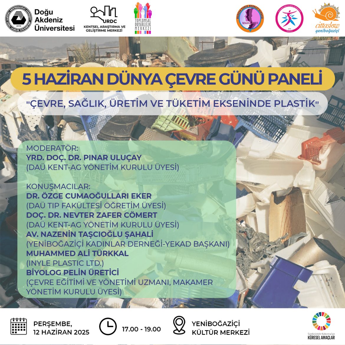 DAÜ, 5 Haziran Dünya Çevre Günü sebebiyle panel düzenliyor