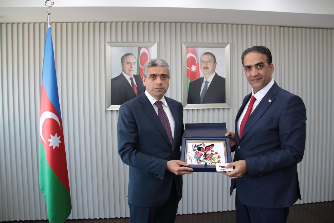 Gardiyanoğlu, Azerbaycan Çalışma ve Nüfusun Sosyal Koruması Bakanı Anar Aliyev ile bir araya geldi