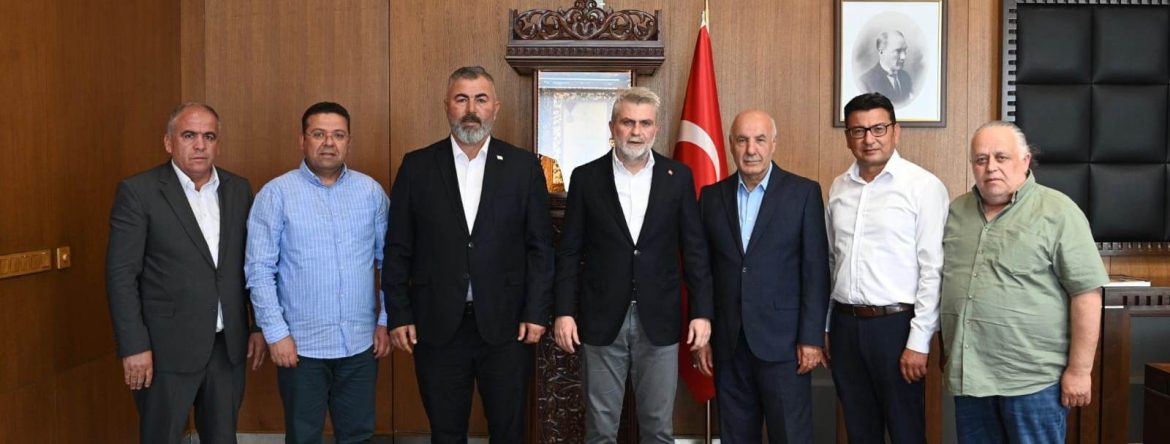 Beyarmudu Belediye Başkanı Bebek, Kahramanmaraş Büyükşehir Belediye Başkanı Görgel’i ziyaret etti