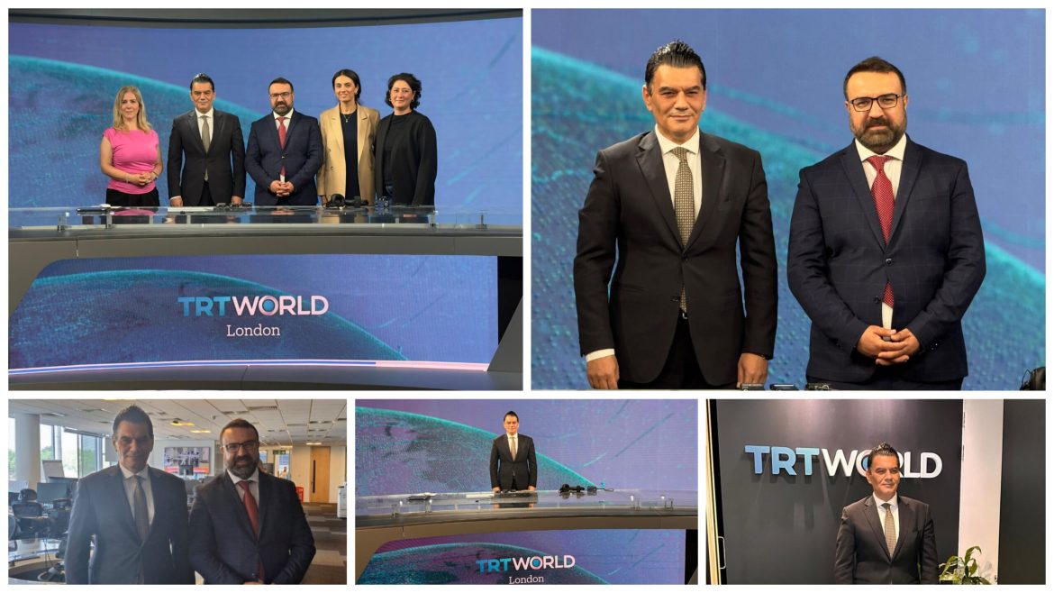 BRTK Yönetim Kurulu Başkanı Özdemir Tokel’den TRT World Londra Ofisi’ne ziyaret