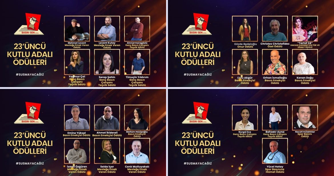 23. Kutlu Adalı Ödül Töreni perşembe günü yapılıyor