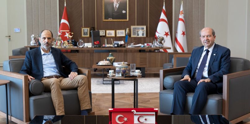 Cumhurbaşkanı Tatar, HP Genel Başkanı Özersay’ı kabul ederek, Rum Yönetiminin mülkiyet üzerinden yürüttüğü saldırgan siyaseti değerlendirdi