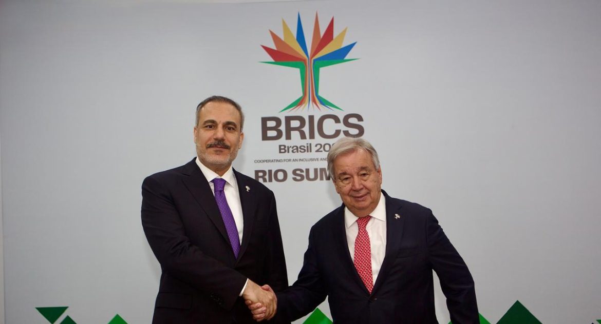 Fidan, Guterres ile görüştü… Görüşmede, Kıbrıs konusunda yapılacak gayriresmi toplantı da ele alındı