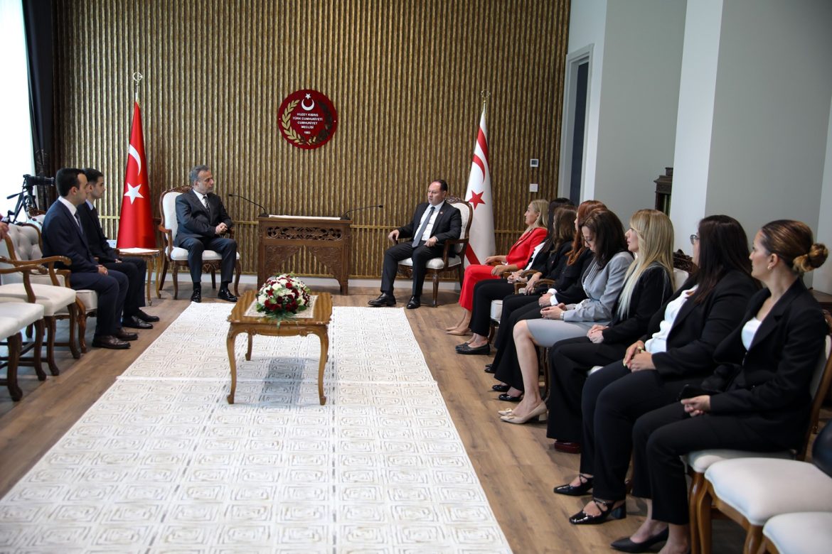 Meclis Başkanı Öztürkler, TÜRKPA heyetini kabul etti