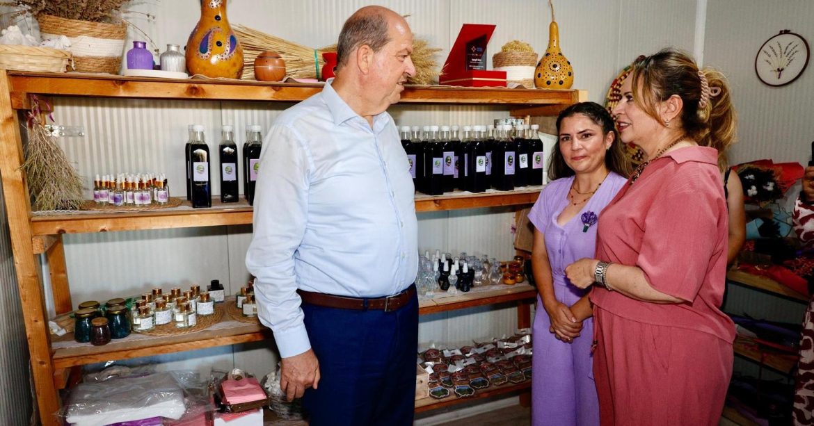 Cumhurbaşkanı Tatar:Lavanta üretimi turizm ve ekonomiye katkıda bulunacak