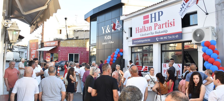 Halkın Partisi Güzelyurt yeni ilçe binası açıldı