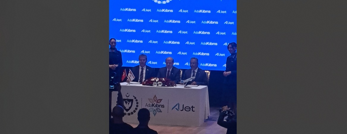 Ulaşımda çözüm odaklı, bilet ücretlerinin düşürülmesine yönelik Ada Kıbrıs Projesi kapsamında Türk Hava Yolları ve A Jet ile anlaşma yapıldı