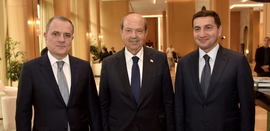 Cumhurbaşkanı Tatar, Azerbaycan Cumhuriyeti Cumhurbaşkanı Yardımcısı ve Dışişleri Bakanı ile görüştü